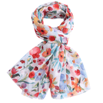 Load image into Gallery viewer, luscious scarves Scarf Light Weight Spring Flowers Scarf