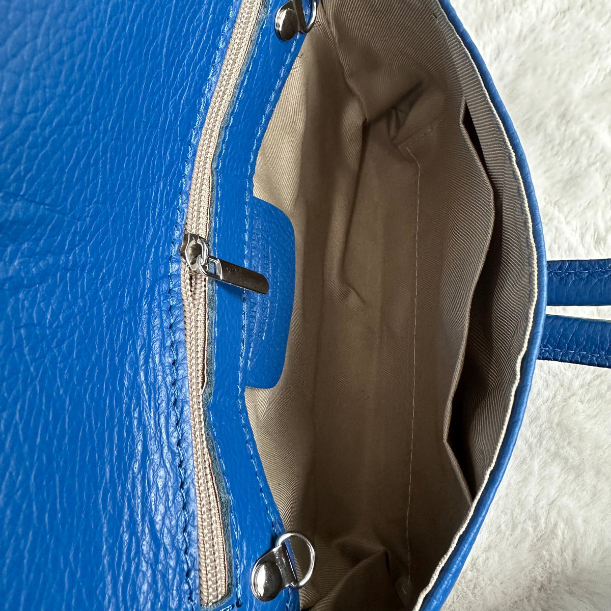 Cobalt deals clutch bag