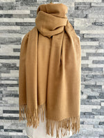 Load image into Gallery viewer, Cashmere Blend Plain Pashmina Wrap
