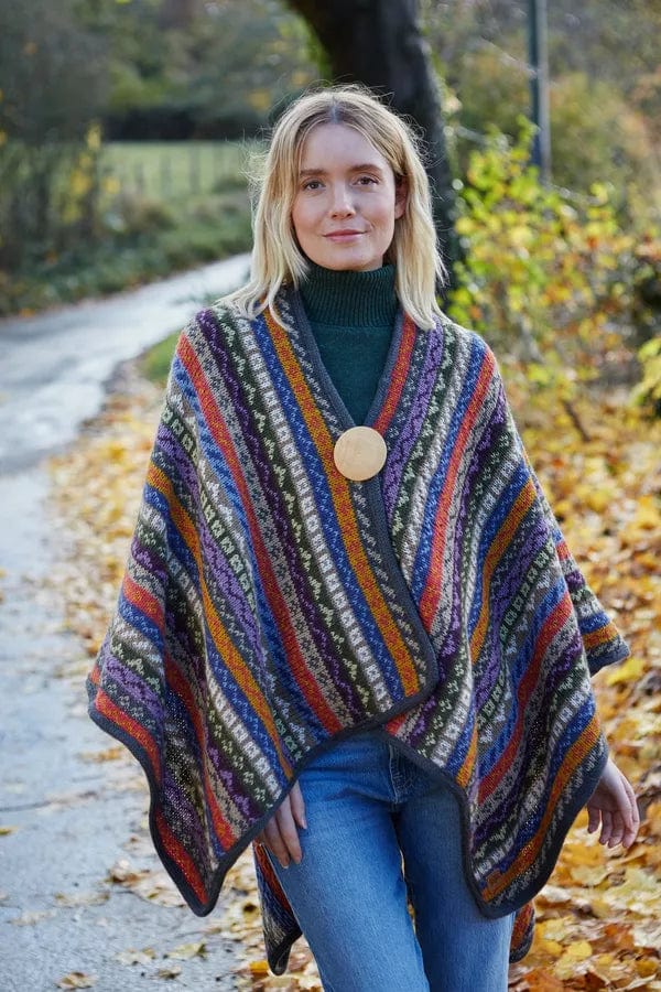 lusciousscarves Pachamama Elveden Wrap, Womens , Hand Knitted, Fair Trade