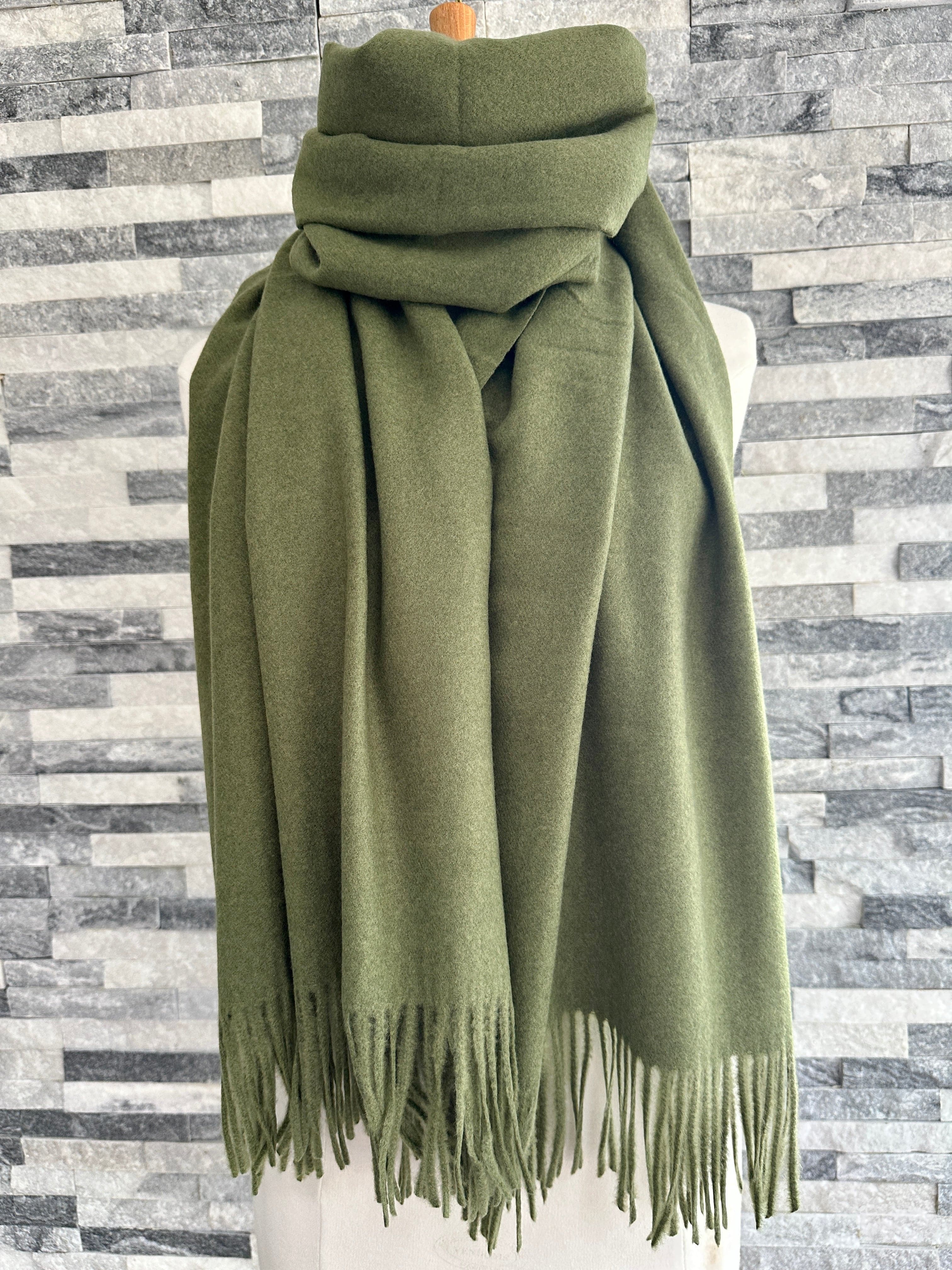 Cashmere Blend Plain Pashmina Wrap