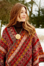 Load image into Gallery viewer, lusciousscarves Pachamama Tintagel Wrap , Hand Knitted, Fair Trade
