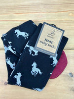 Load image into Gallery viewer, Bartleby’s Soft Cotton Welly Socks , Funky Novelty Designs
