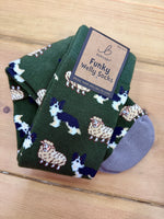 Load image into Gallery viewer, Bartleby’s Soft Cotton Welly Socks , Funky Novelty Designs
