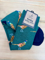 Load image into Gallery viewer, Bartleby’s Soft Cotton Welly Socks , Funky Novelty Designs

