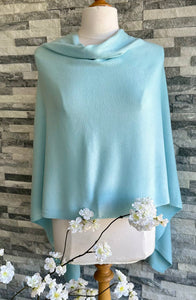 Light Weight Summer Poncho Fine Knit , available in 19 Colours.