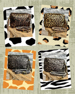 Load image into Gallery viewer, luscious scarves Animal Print Italian Leather Soft Crossbody / Camera Bag / Handbag

