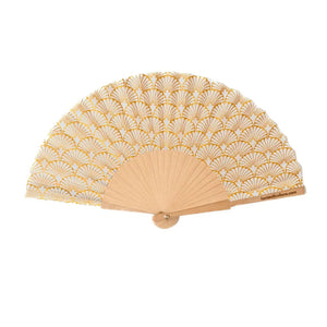 luscious scarves Apparel & Accessories Fantastico Art Deco Hand Fan 23cm.