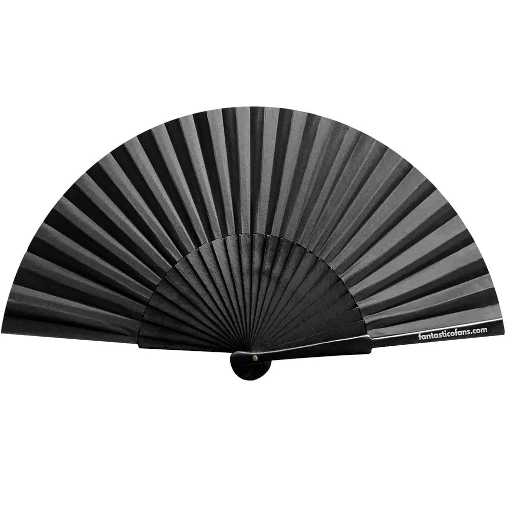luscious scarves Apparel & Accessories Fantastico Black on Black 23cm Hand Fan