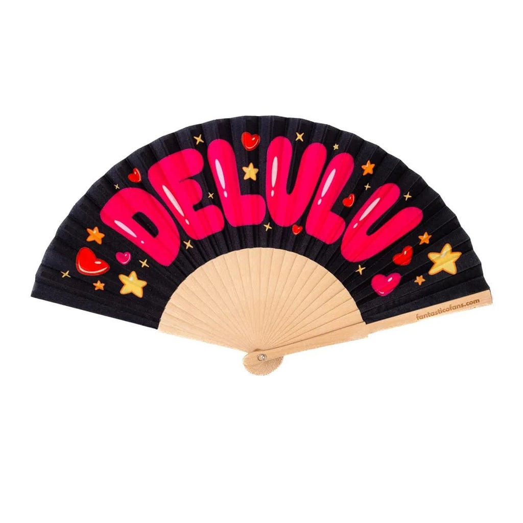 luscious scarves Apparel & Accessories Fantastico Delulu 23cm Hand fan