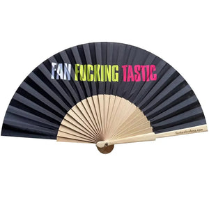 luscious scarves Apparel & Accessories Fantastico Fan Fucking Tastic Hand Fan 23cm.