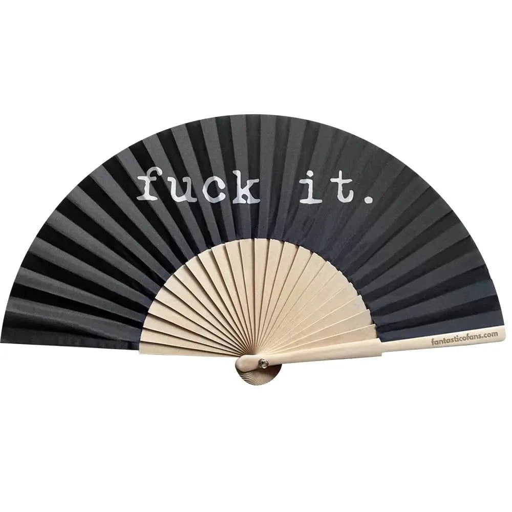 luscious scarves Apparel & Accessories Fantastico Fuck It Hand Fan 23cm.