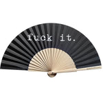 Load image into Gallery viewer, luscious scarves Apparel &amp; Accessories Fantastico Fuck It Hand Fan 23cm.
