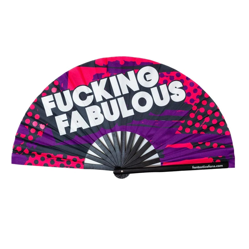 luscious scarves Apparel & Accessories Fantastico Fucking Fabulous Slogan Hand Fan / Decorative Fan  XL