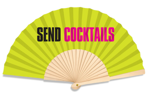 luscious scarves Apparel & Accessories Fantastico Hand Fan, Send Cocktails Design .