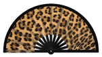Load image into Gallery viewer, luscious scarves Apparel &amp; Accessories Fantastico Leopard Print Hand Fan / Decorative Fan  XL
