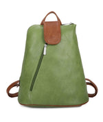 Load image into Gallery viewer, luscious scarves Backpacks Faux Leather Large Triangular Backpack / Shoulder Bag
