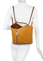 Load image into Gallery viewer, luscious scarves Backpacks Faux Leather Shoulder Bag /Convertible Backpack
