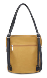 Load image into Gallery viewer, luscious scarves Backpacks Faux Leather Shoulder Bag Convertible Backpack.
