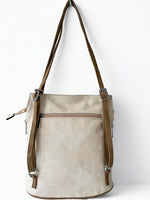 Load image into Gallery viewer, luscious scarves Backpacks Faux Suede Shoulder Bag Convertible Backpack.
