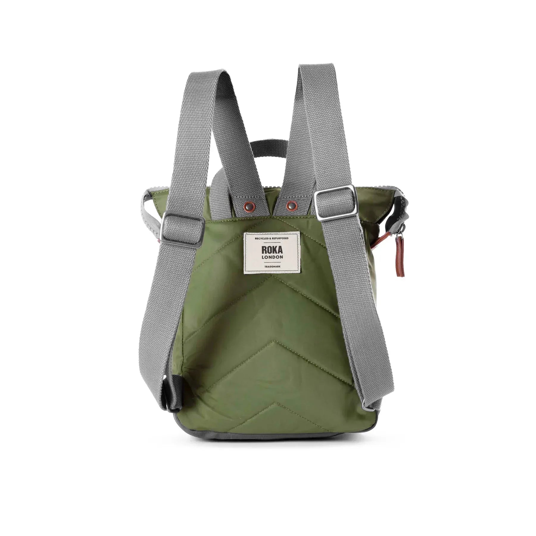 luscious scarves Backpacks Roka Bantry B Backpack in Avocado , Recycled Nylon Small Size
