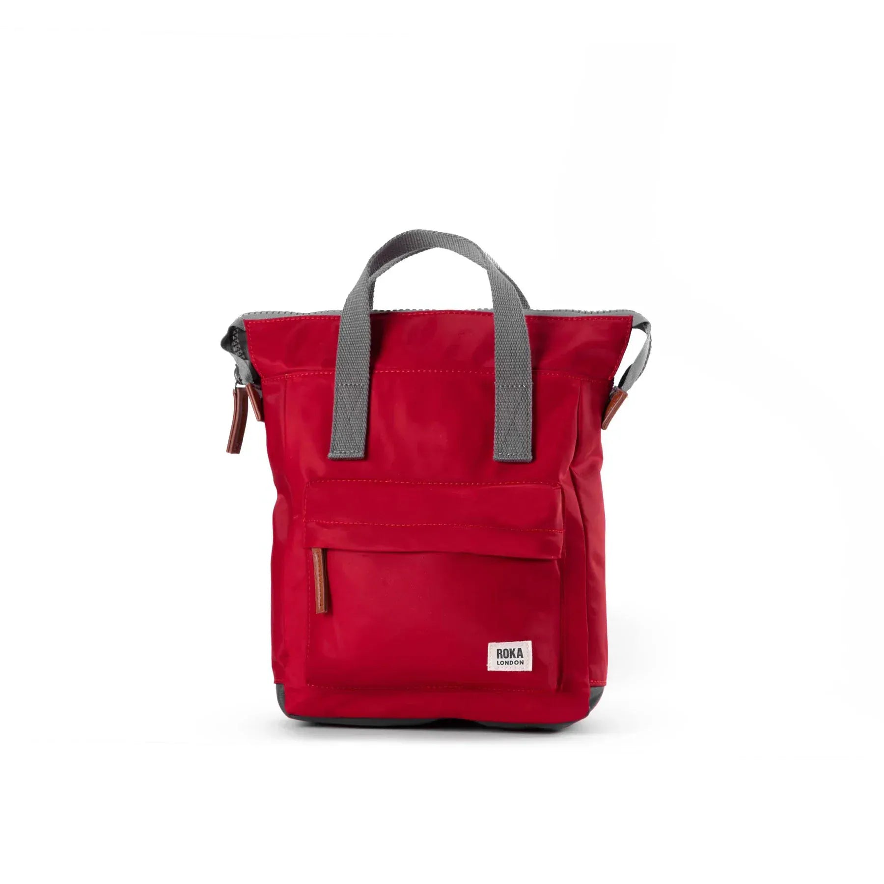 luscious scarves Backpacks Roka Bantry B Backpack in Cranberry Red , Recycled Nylon Small Size