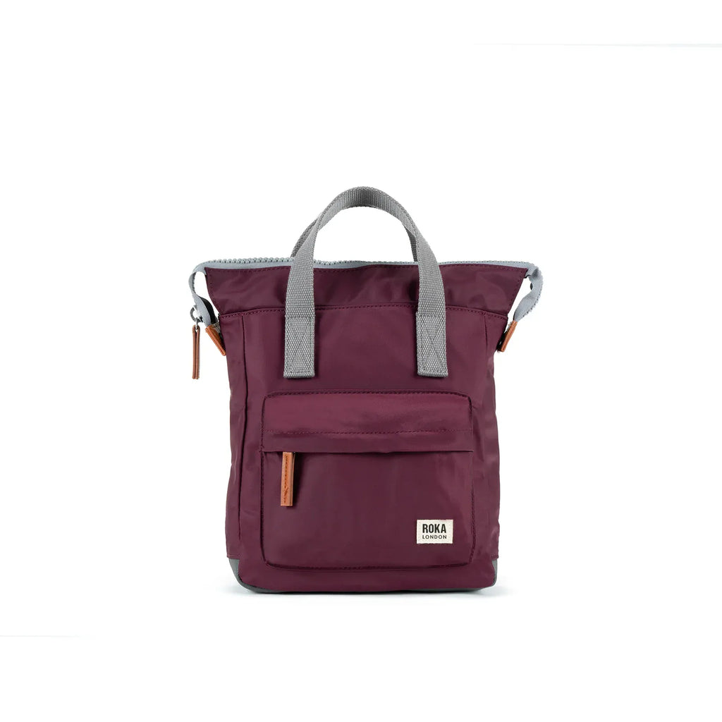luscious scarves Backpacks Roka Bantry B Backpack in Mulberry , Recycled Nylon Small Size