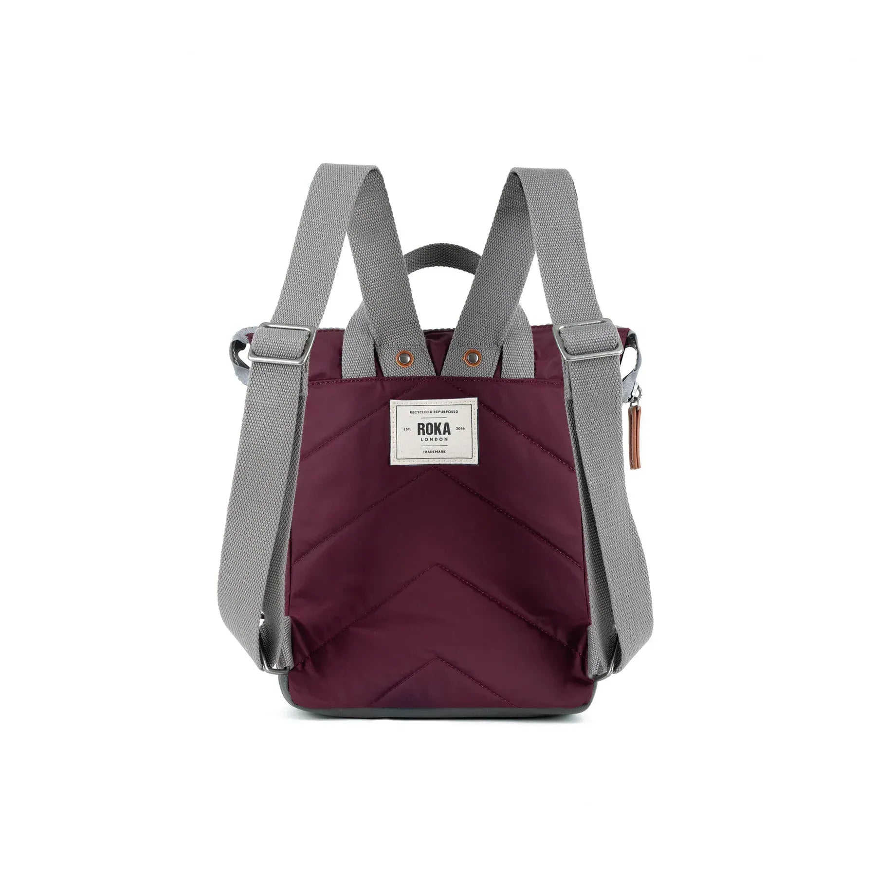 luscious scarves Backpacks Roka Bantry B Backpack in Mulberry , Recycled Nylon Small Size