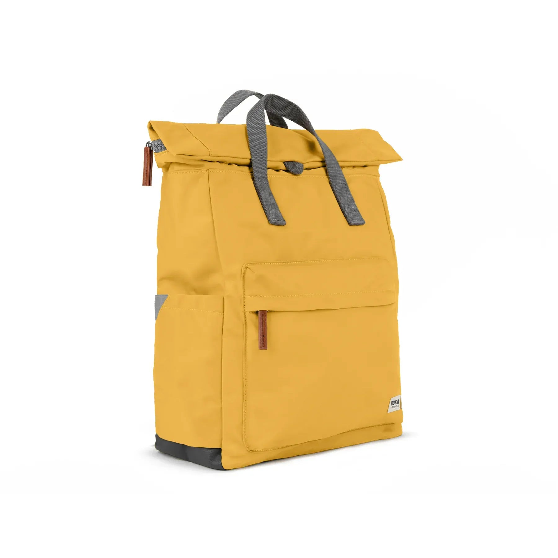 luscious scarves Backpacks Roka Canfield B Roll Top Backpack Corn Yellow Small