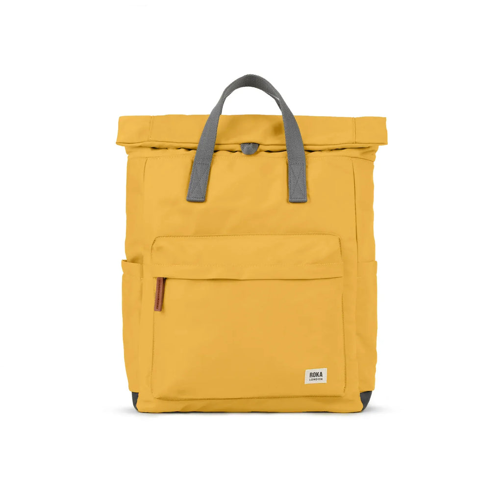 luscious scarves Backpacks Roka Canfield B Roll Top Backpack Corn Yellow Small