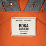 Load image into Gallery viewer, luscious scarves Backpacks Roka Canfield B Roll Top Backpack in Burnt Orange Medium Size
