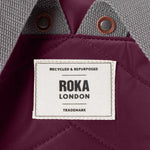 Load image into Gallery viewer, luscious scarves Backpacks Roka Canfield B Roll Top Backpack Plum Medium Size

