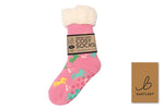 Load image into Gallery viewer, luscious scarves bed socks Unicorn / 9 - 1.5 Sherpa Slipper Socks with Grips,  Funky Designs Kids
