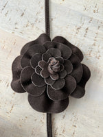 Load image into Gallery viewer, luscious scarves Belts Genuine Italian Suede / Leather Flower Boho Belt.
