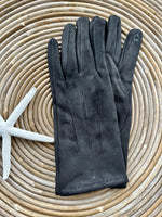 Load image into Gallery viewer, luscious scarves Black Faux suede Ladies Gloves available in 8 Colours.
