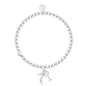 luscious scarves Bracelets Life Charms Silver Plated Birthday Girl Bracelet with gift box