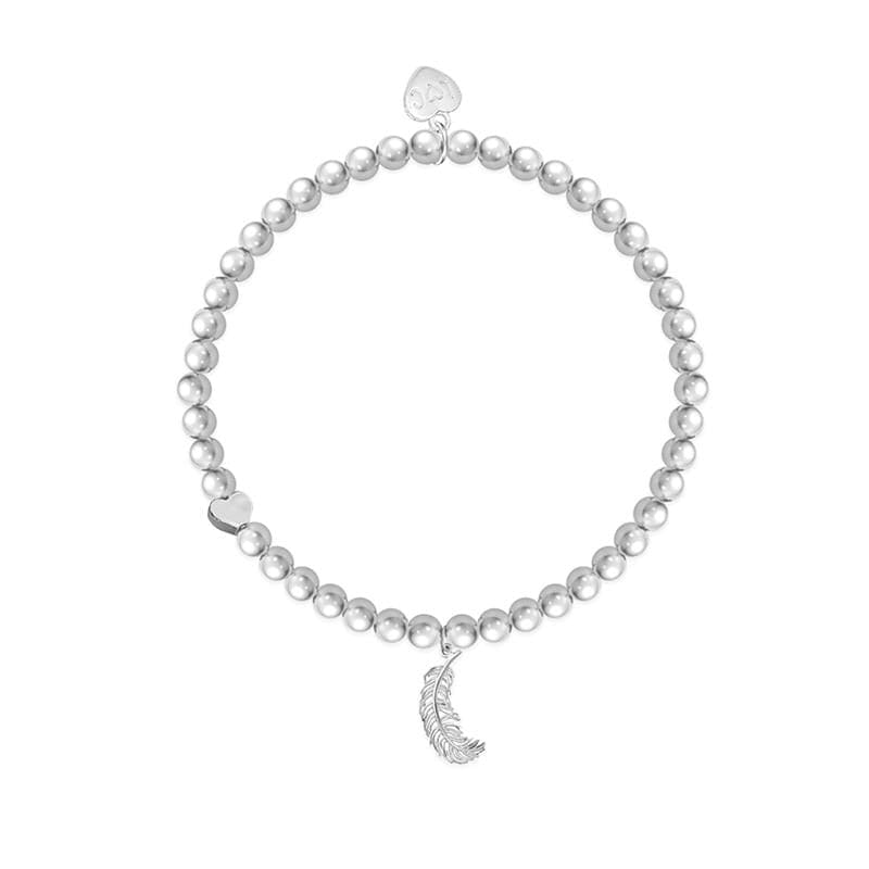 luscious scarves Bracelets Life Charms Silver Plated Feathers Appear When Angels Are Near Bracelet with gift box
