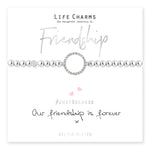 Load image into Gallery viewer, luscious scarves Bracelets Life Charms Silver Plated Friendship Forever Bracelet with gift box
