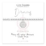 Load image into Gallery viewer, luscious scarves Bracelets Life Charms Silver Plated May All Your Dreams Come True Bracelet with gift box
