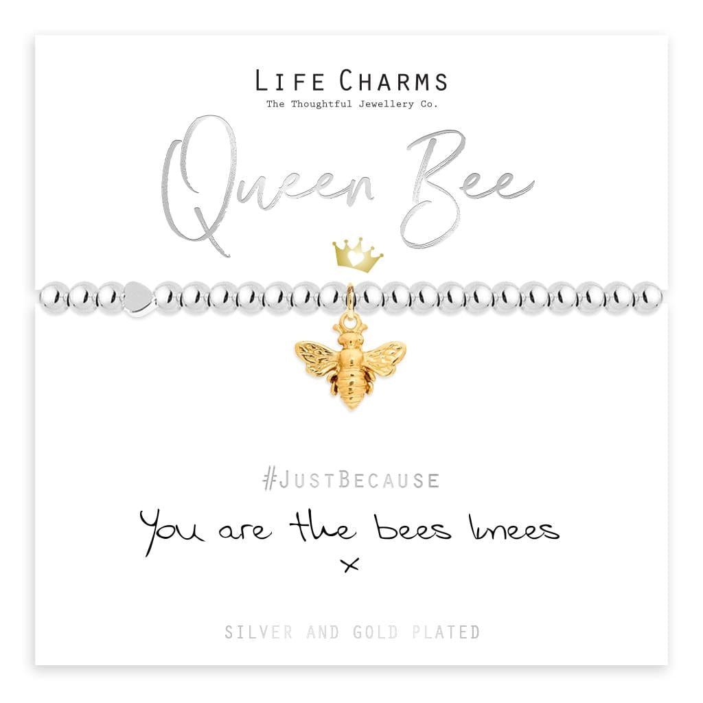 luscious scarves Bracelets Life Charms Silver Plated Queen Bee Bracelet with gift box