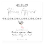 Load image into Gallery viewer, luscious scarves Bracelets Life Charms Silver Plated Robins Appear Bracelet with gift box
