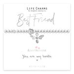 Load image into Gallery viewer, luscious scarves Bracelets Life Charms Silver Plated You Are My Bestie Bracelet
