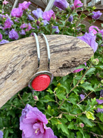 Load image into Gallery viewer, luscious scarves Bracelets Miss Milly Coral Marble Resin Hinged Bangle FB66GPMB
