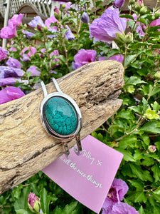 luscious scarves Bracelets Miss Milly Forest Green Marble Resin Hinged Bangle FB66AXMB