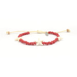 Load image into Gallery viewer, luscious scarves Bracelets Pineapple Island Tidepool Starfish Bracelet Dusky Dark Pink
