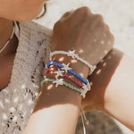 Load image into Gallery viewer, luscious scarves Bracelets Pineapple Island Tidepool Starfish Bracelet Dusky Green
