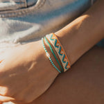 Load image into Gallery viewer, luscious scarves Bracelets Pineapple Island Tropical Swells Bracelet Set
