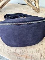 Load image into Gallery viewer, luscious scarves Bum bag Italian Suede Leather Bum/Sling Bag
