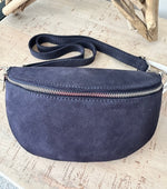 Load image into Gallery viewer, luscious scarves Bum bag Italian Suede Leather Bum/Sling Bag
