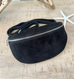 Load image into Gallery viewer, luscious scarves Bum bag Italian Suede Leather Bum/Sling Bag
